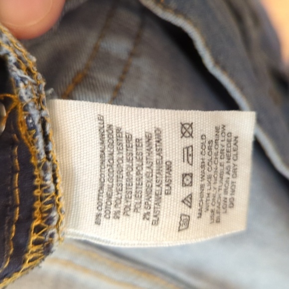 Mid-rise skinny ankle jeans size 27" with knee-holes and stretch Free People - Picture 7 of 7